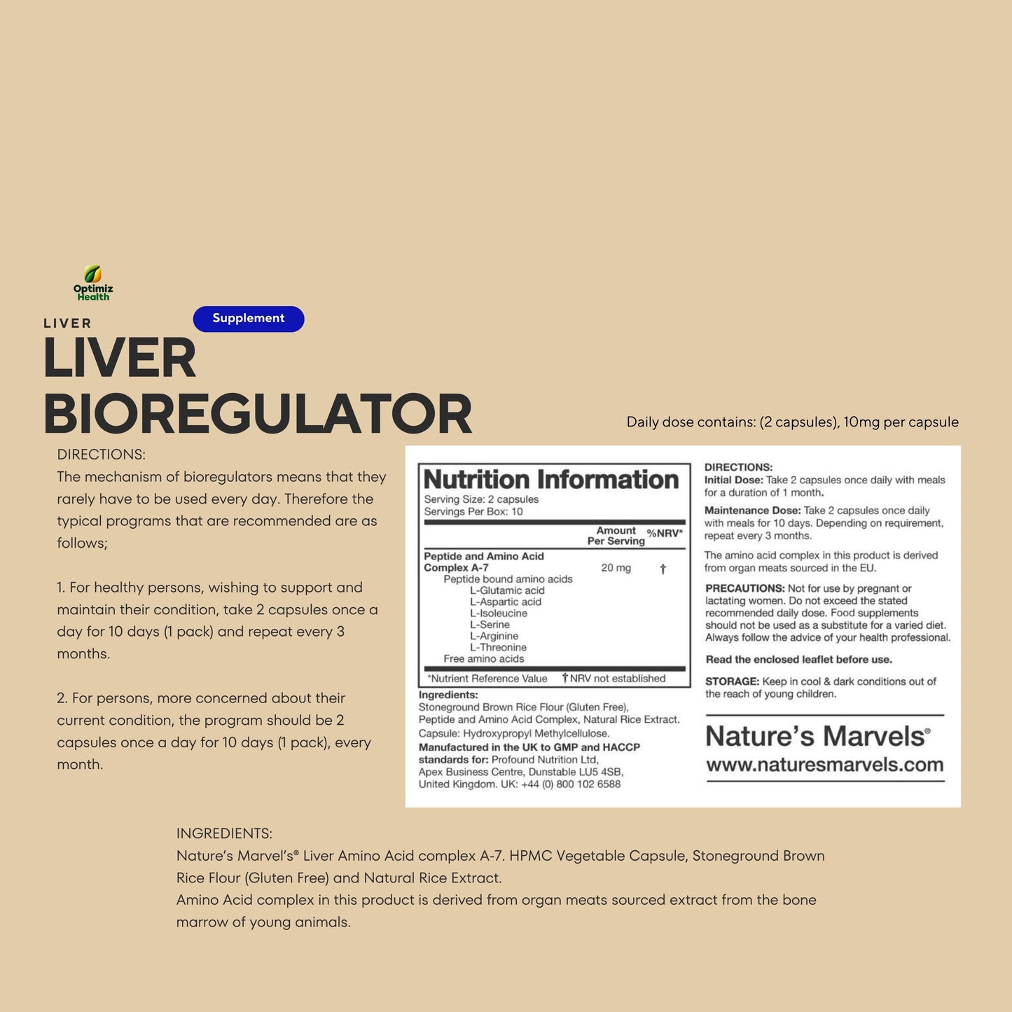 Liver Bioregulator (Nature’s Marvels™)