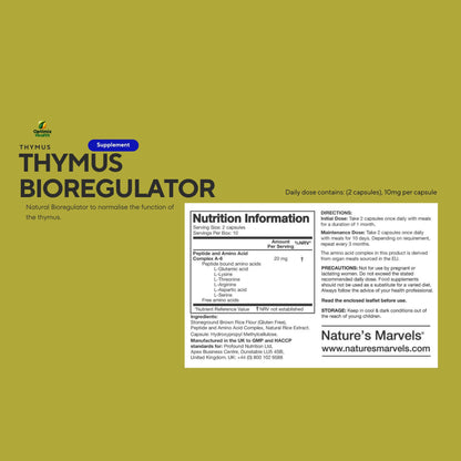 Thymus Bioregulator (Nature’s Marvels™)