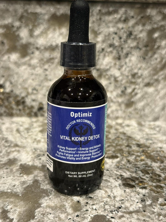 Optimiz Vital Kidney Support & Energy Drops – Mushroom Formula with Cordyceps Sinensis 1000mg