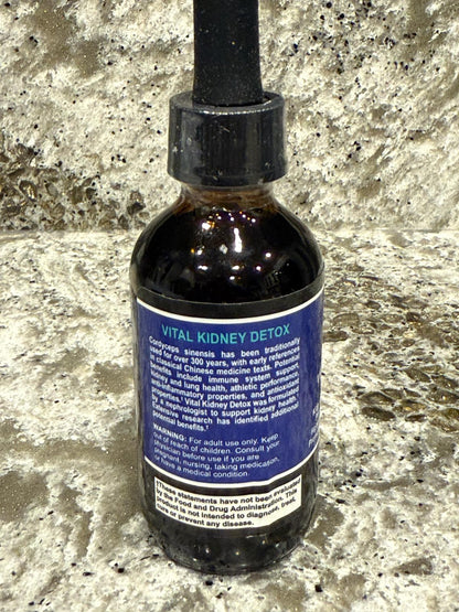 Optimiz Vital Kidney Support & Energy Drops – Mushroom Formula with Cordyceps Sinensis 1000mg